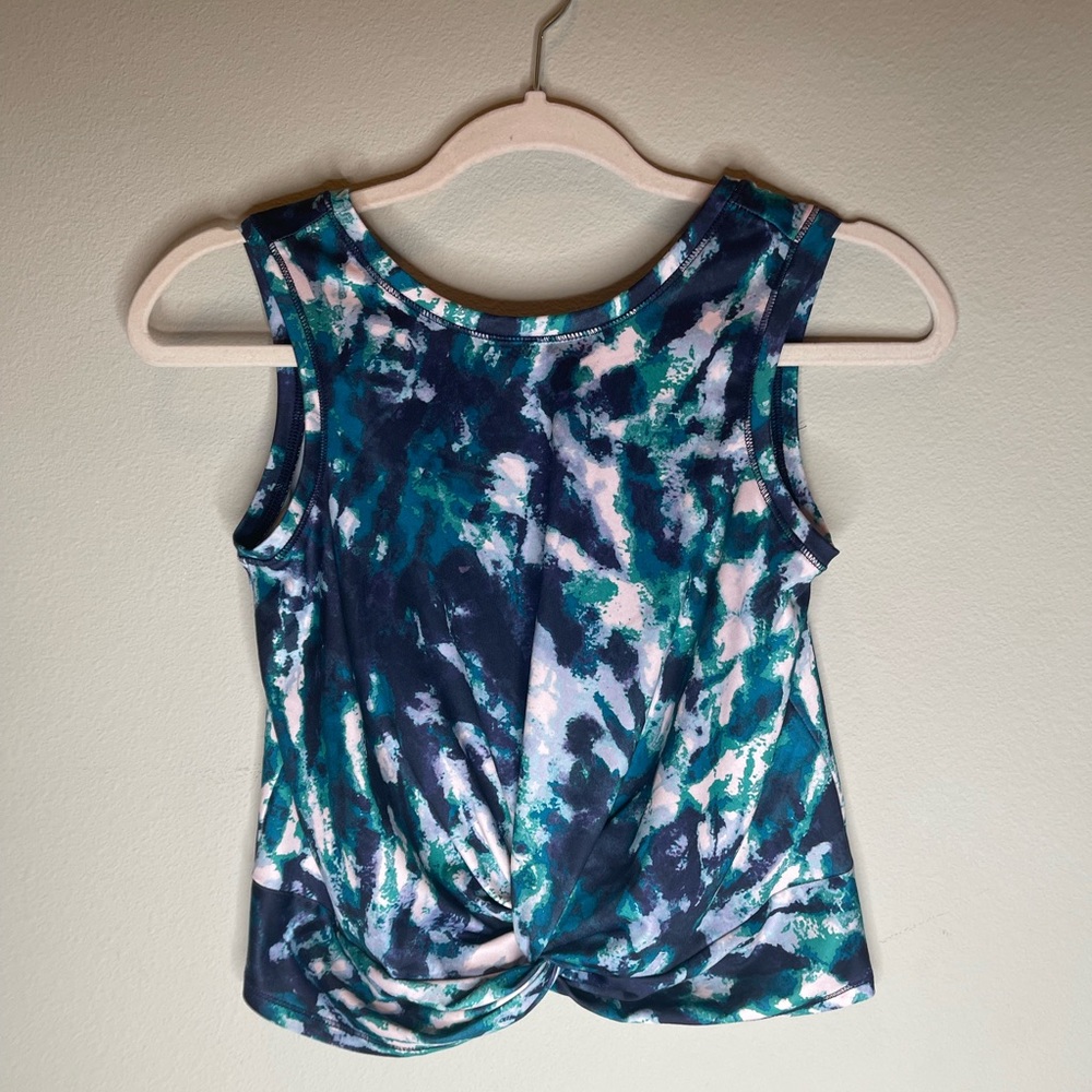 Old Navy girls athletic colorful twist tank top. Size L (10-12)